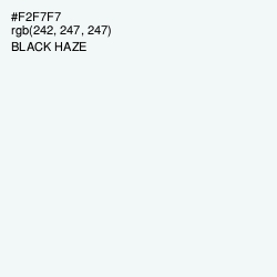 #F2F7F7 - Black Haze Color Image